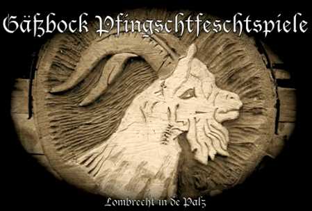 G&auml;&szlig;bock aus em Fa&szlig;deckel geschnitzt