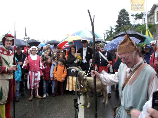 Empfong vum G&auml;&szlig;bock